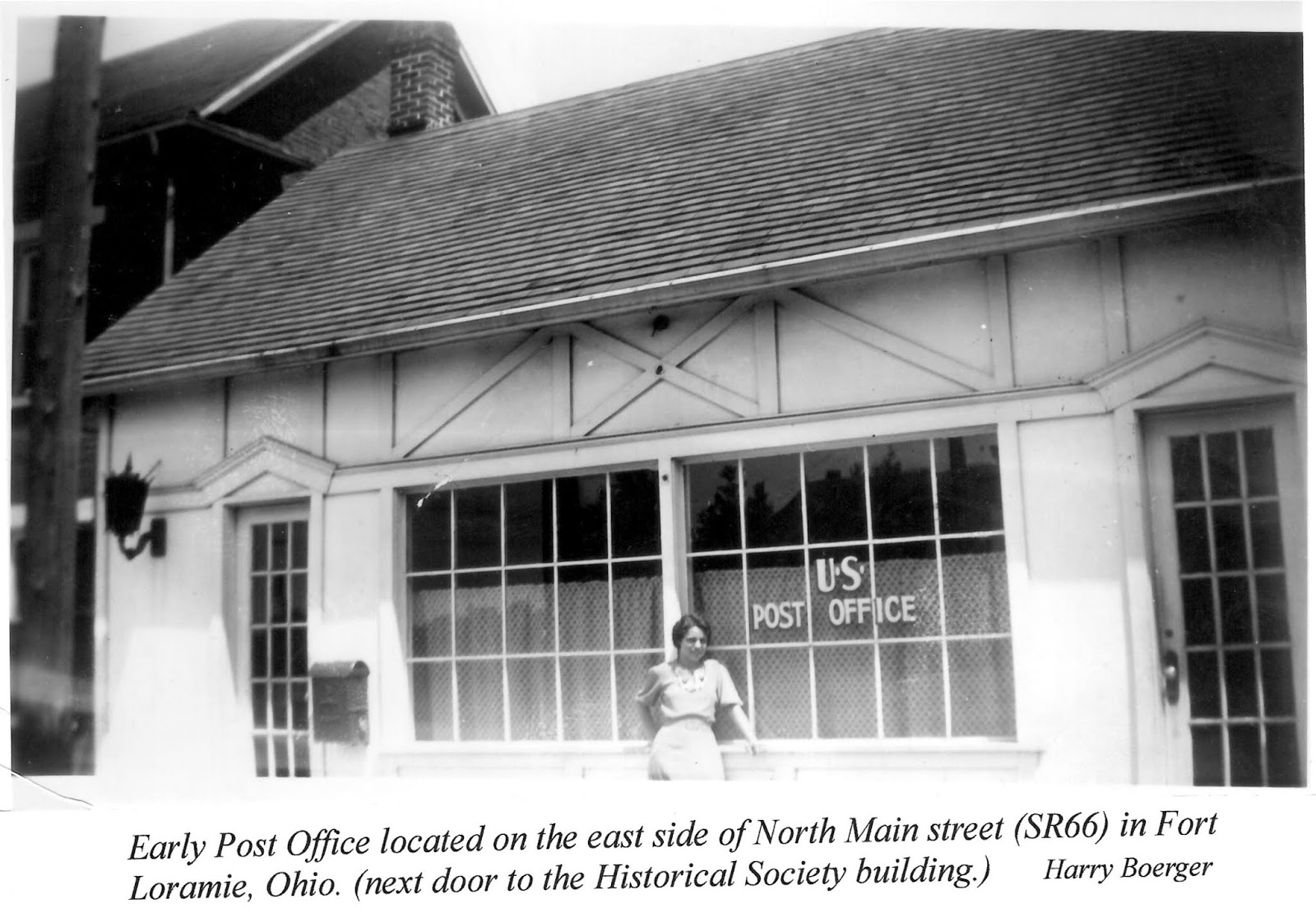 Boerger Pictorial History Early Post Office in Ft. Loramie