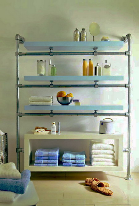 The Different Types that Available in Bathroom Shelves Design - Home ...