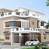 4 bedroom modern mix house plan