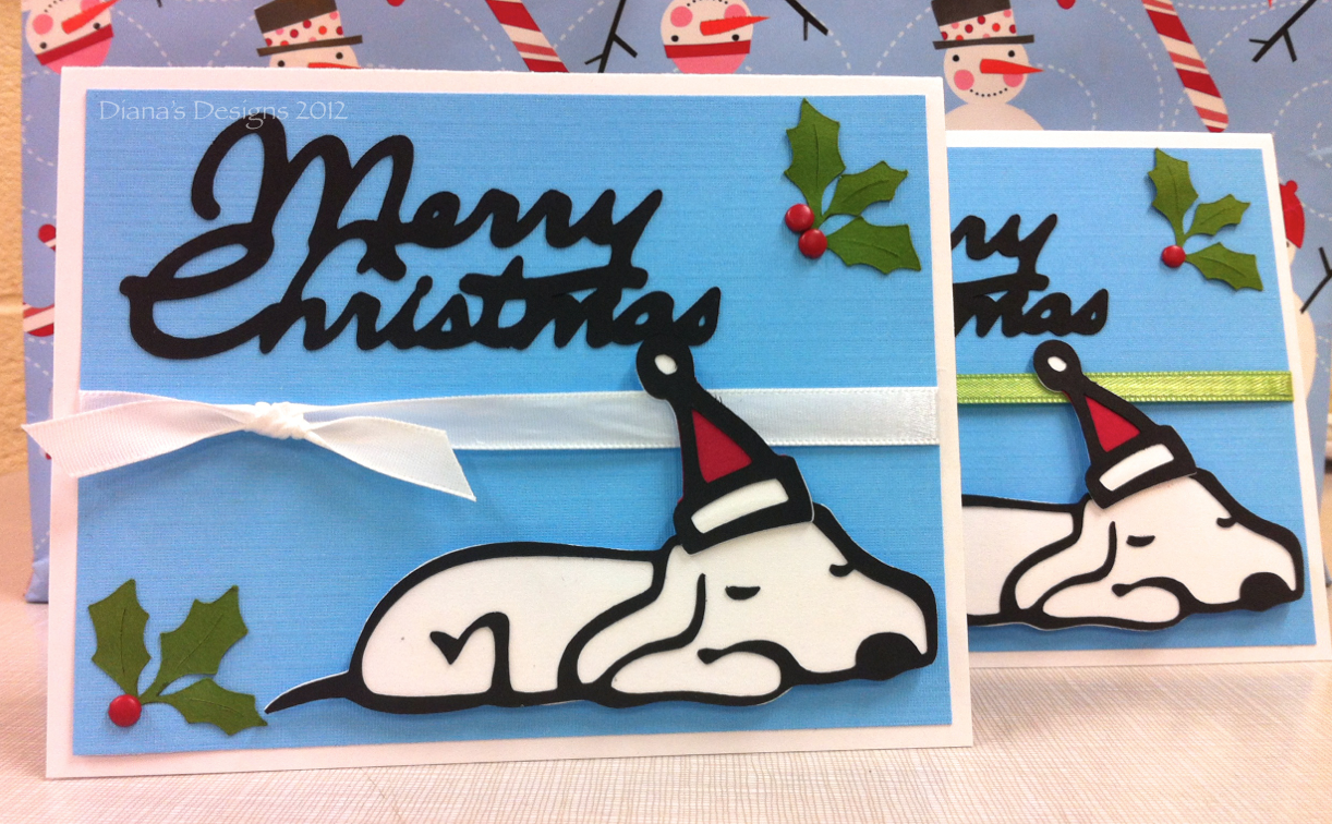 Cricut Paper Pups Handmade Christmas Cards
