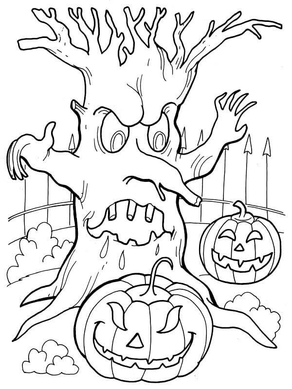 Halloween Coloring Pages - World Of Makeup And Fashion