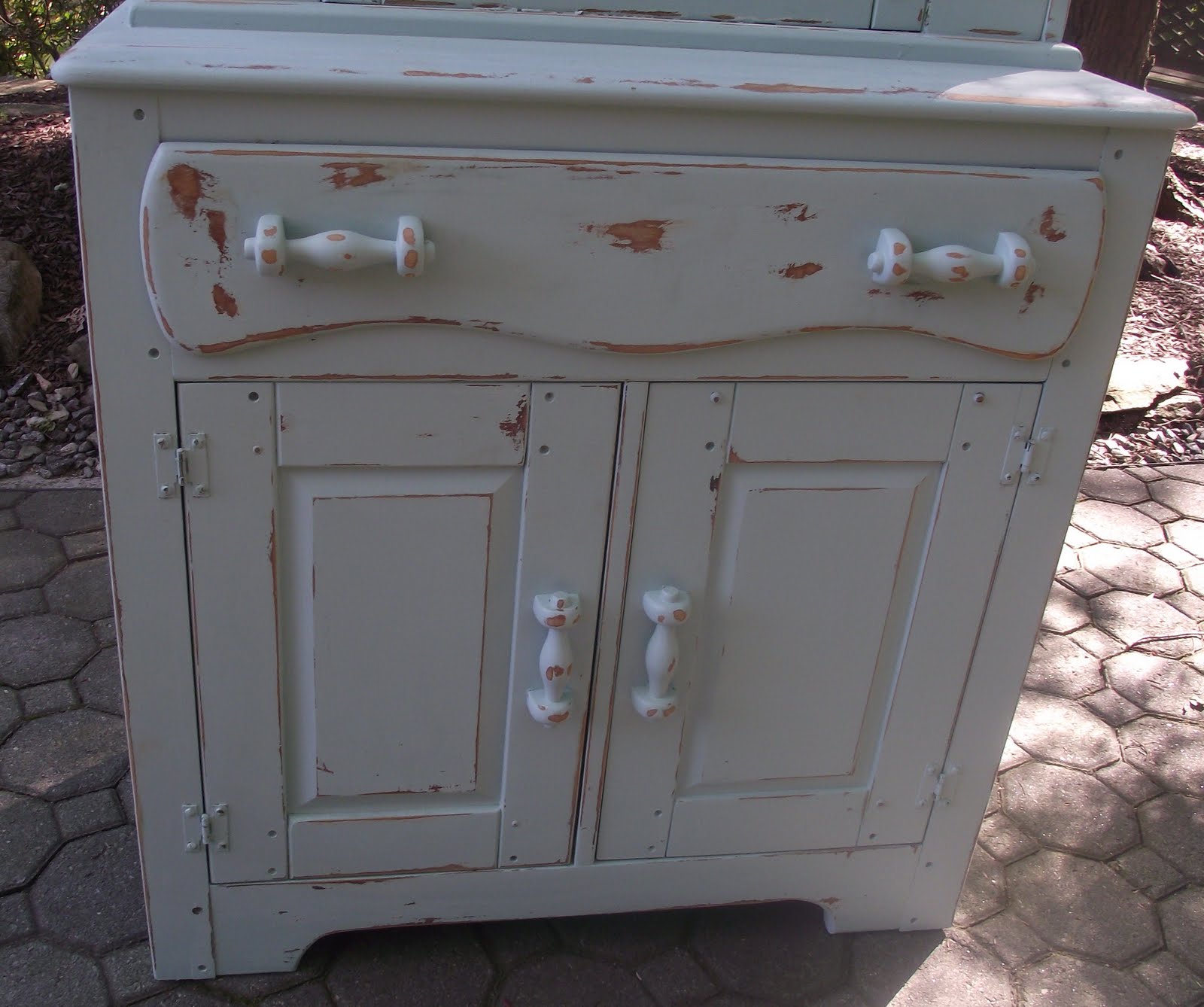 Serendipity Chic Design Shabby chic farmhouse hutch