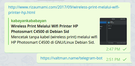 Perbedaan tampilan dengan Open Graph dan tanpa Open Graph Perbedaan tampilan dengan Open Graph dan tanpa Open Graph