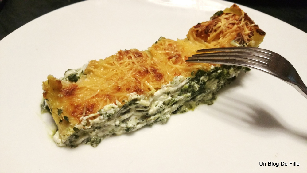 Un Blog De Fille Recette Lasagnes Epinards Chevre