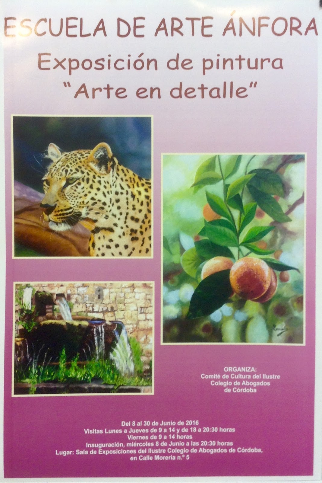 ARTE EN DETALLE, del 8 al 30 de junio