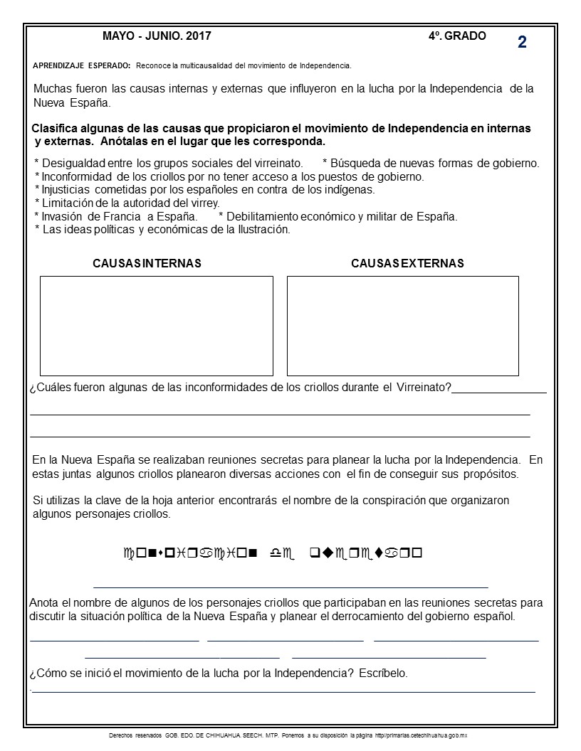 Cuestionario De Historia Quinto Grado Bloque Con Respuestas Estudiar