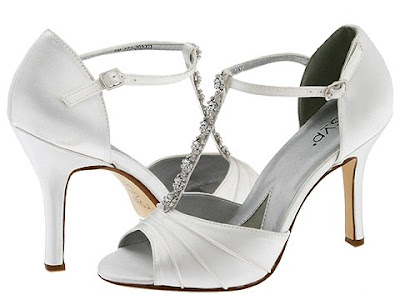 Women white wedding shoes 2