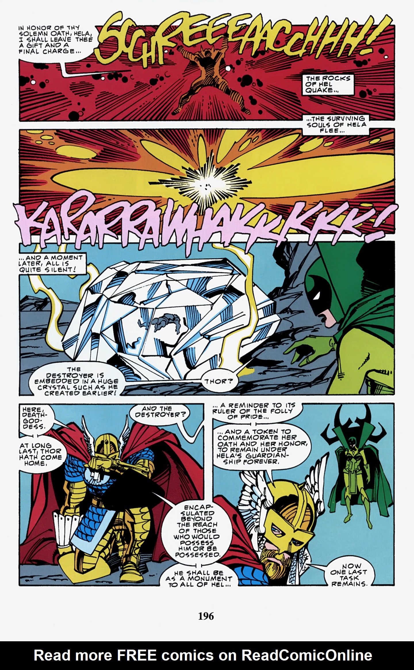 Read online Thor Visionaries: Walter Simonson comic -  Issue # TPB 5 - 196