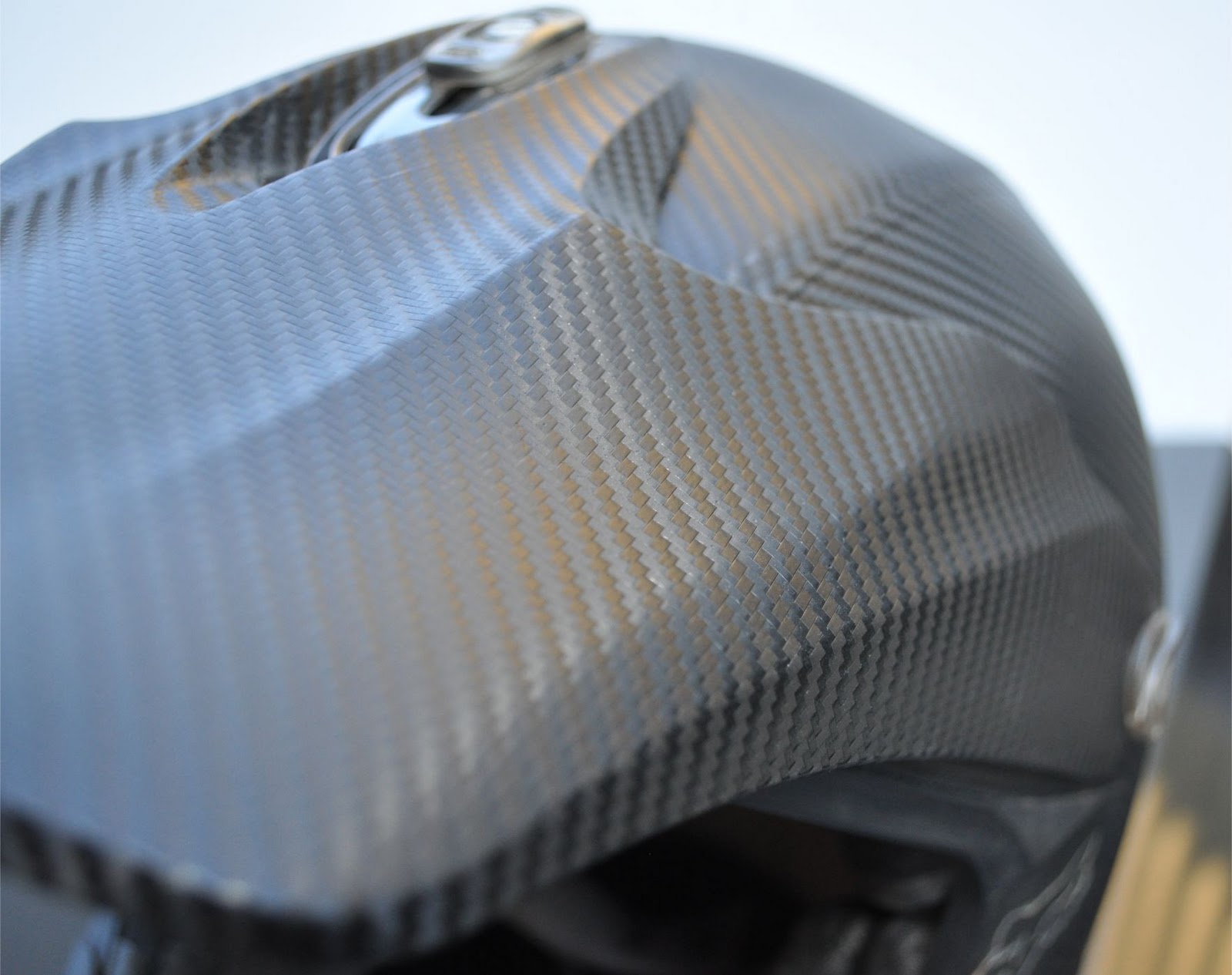 gigacube Fox Motorcross Helmet Carbon Fibre Wrap