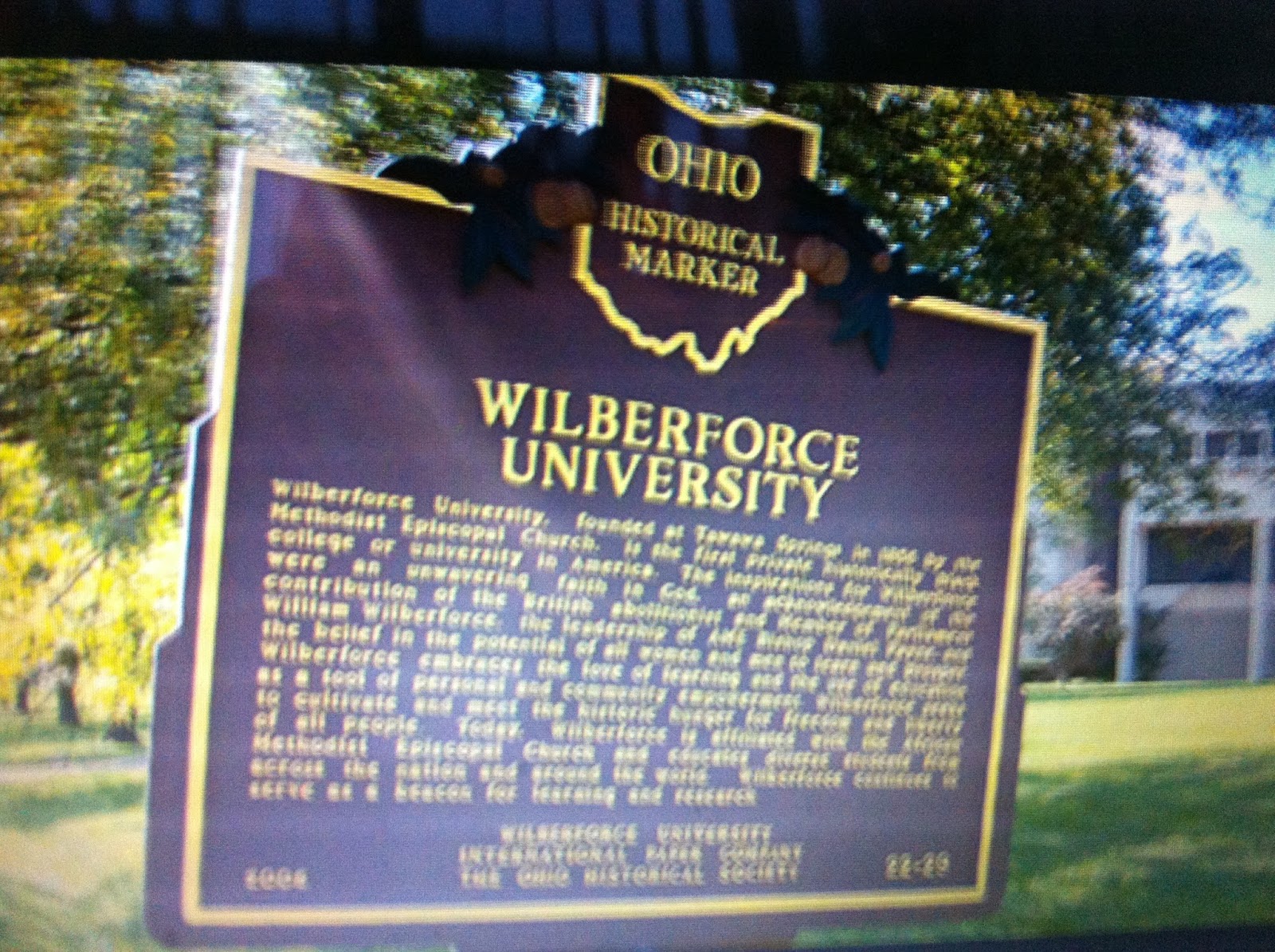 THE BLACK SOCIAL HISTORY BLACK SOCIAL HISTORY WILBERFORCE