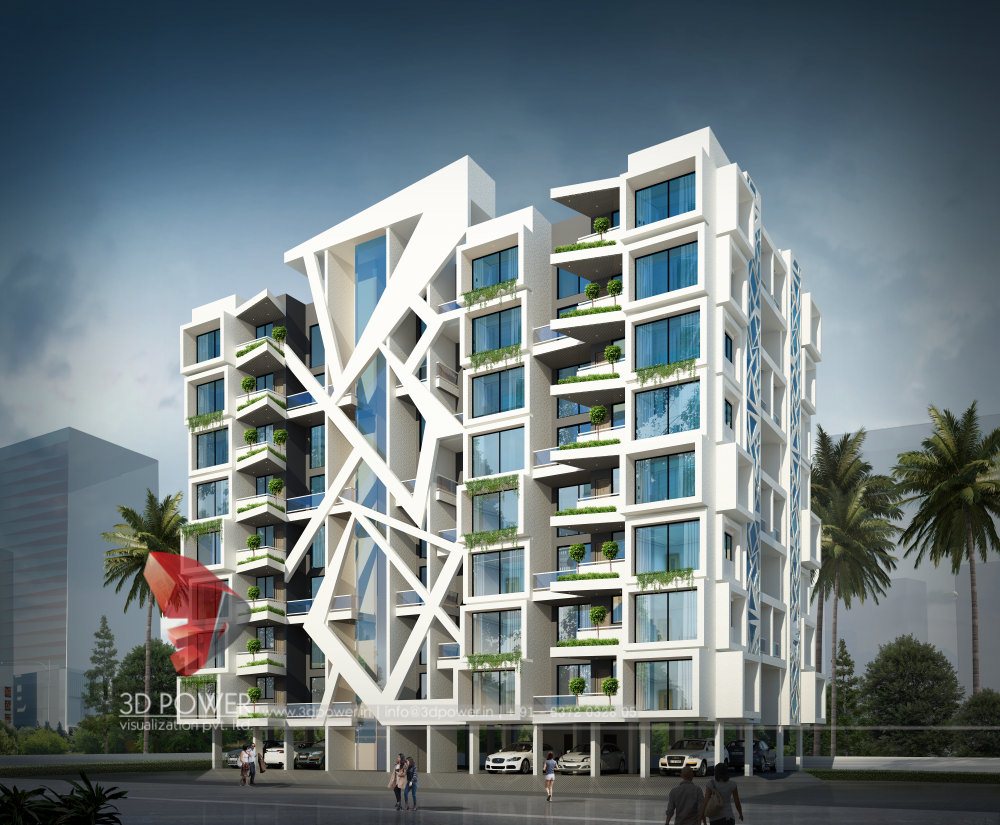 Township Apartments Design Rendering High Class Apartment High Class Apartment Designing Services