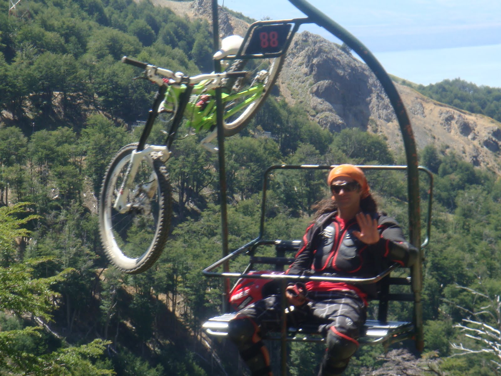 Adventure in Argentina: Chair lift in Bariloche