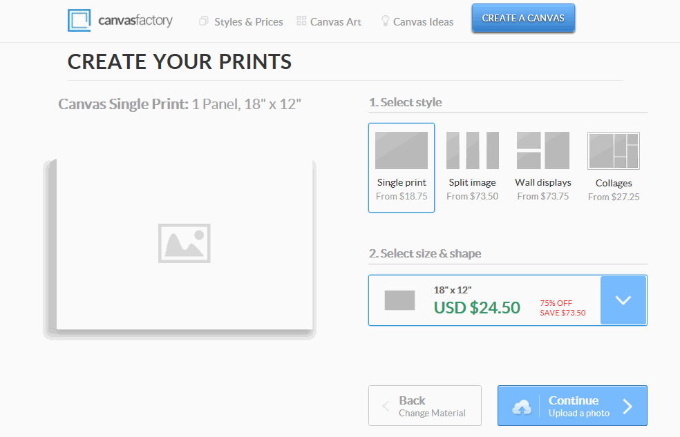 Canvas Factory Review + A Giveaway! Simply Beautiful By Angela