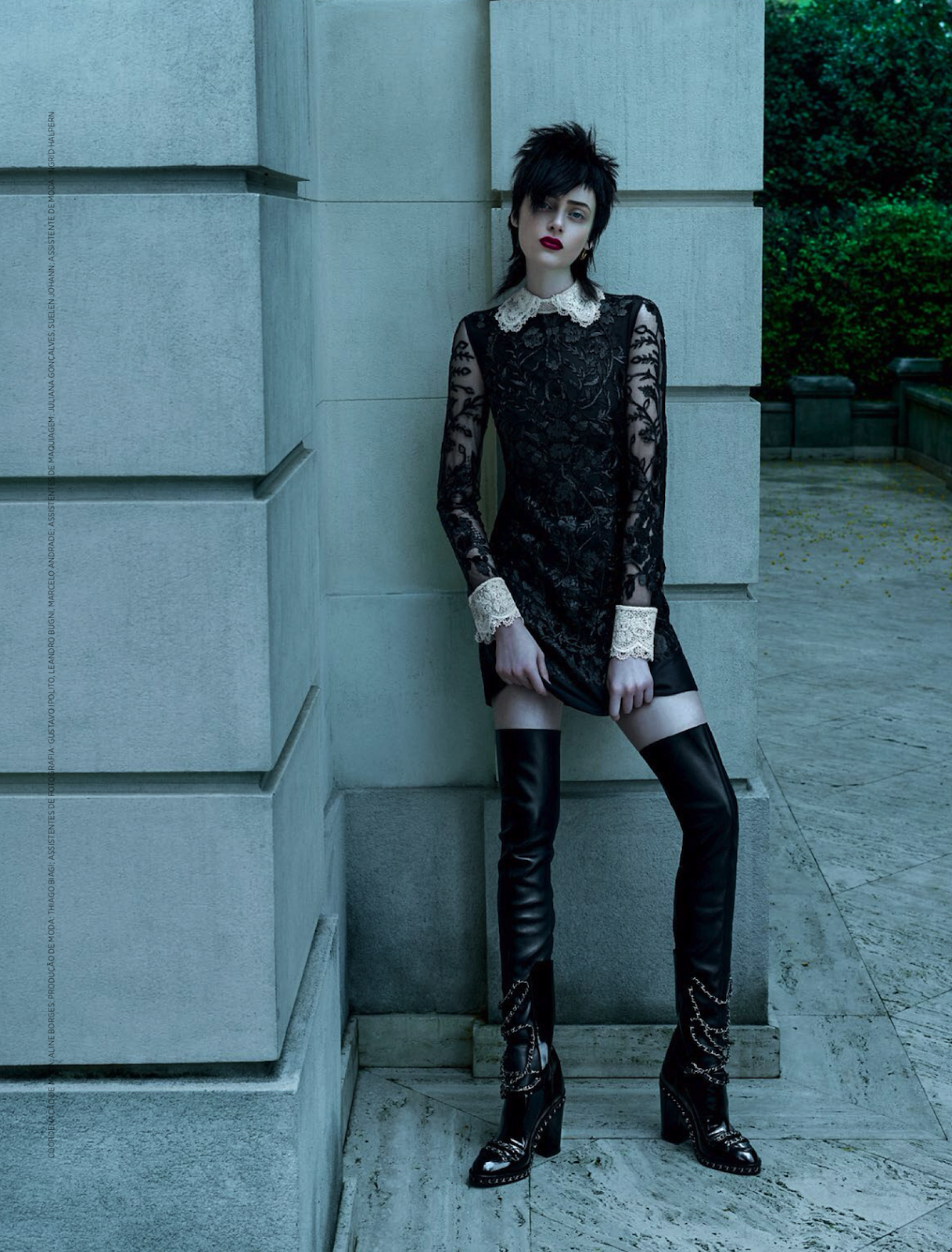 гламур панк. глэм панк. фотосессия в стиле рок. гламурный панк. глэм группа killer.