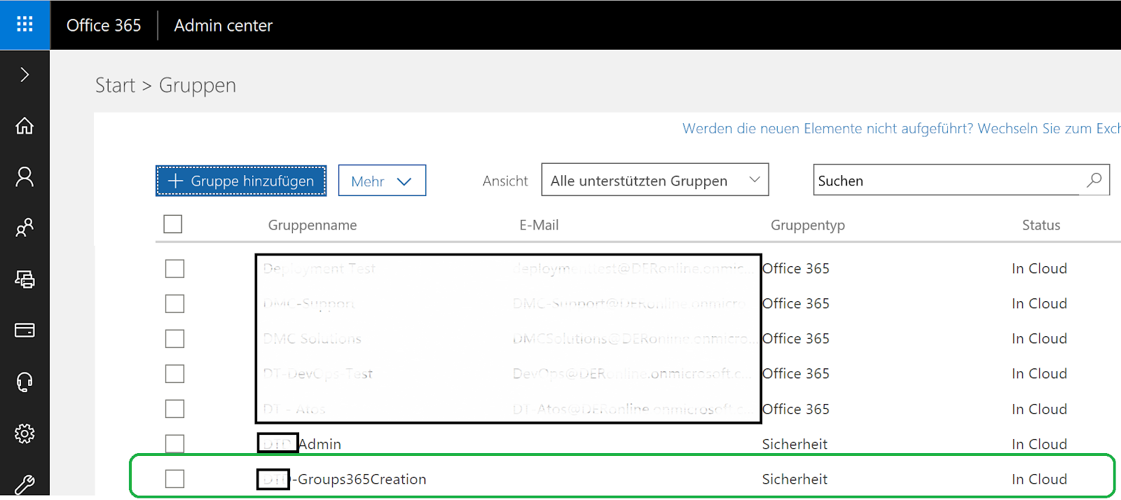 Restrict Groups Creation in Office 365