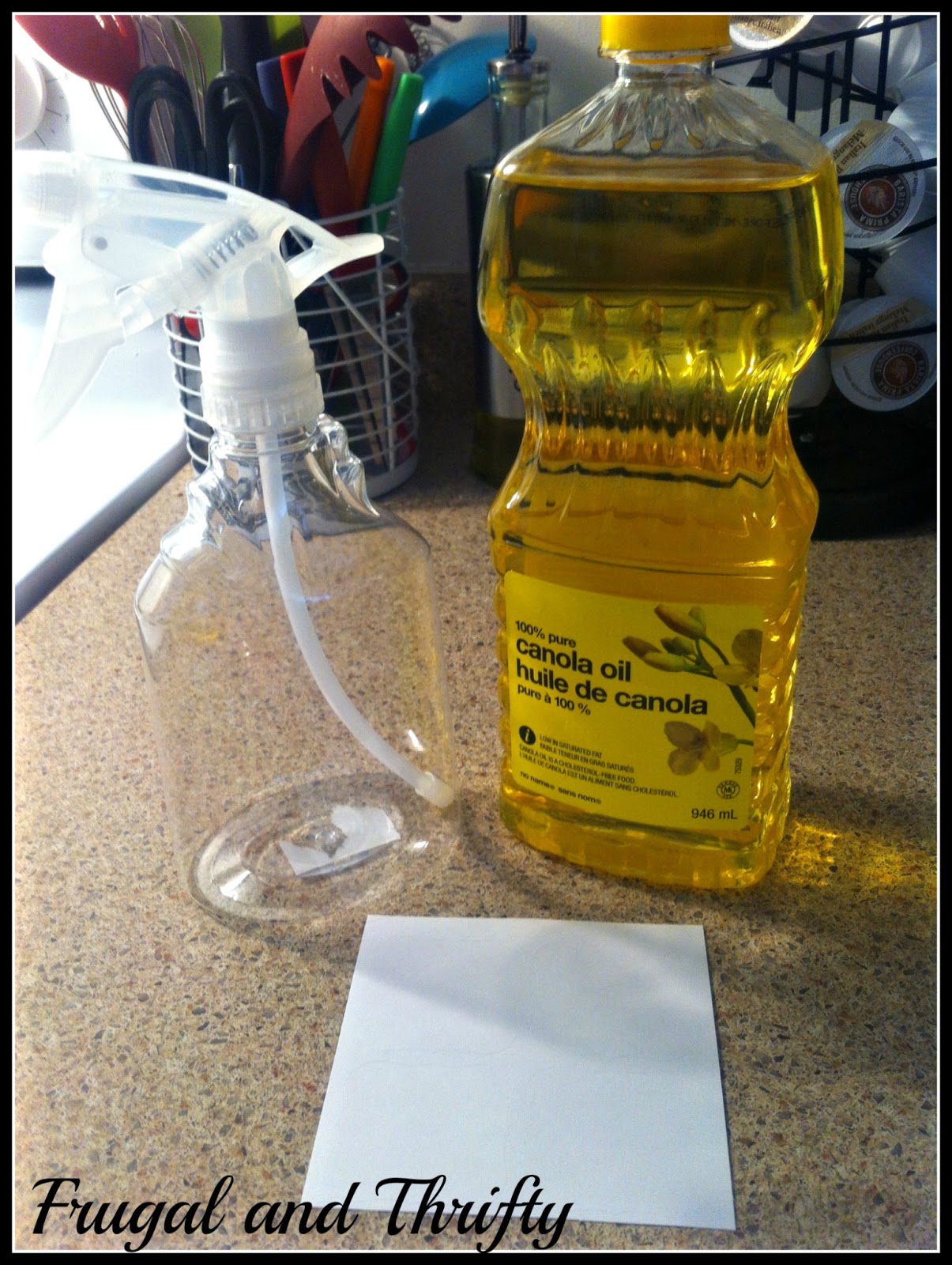 Frugal & Thrifty Make Your Own Cooking Spray