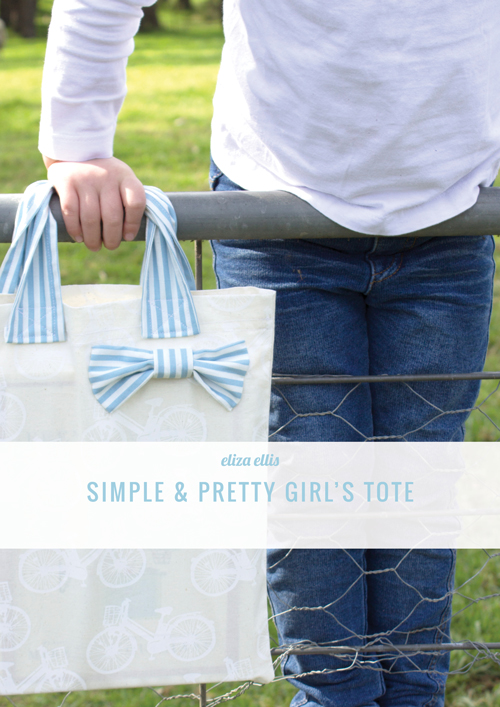 Simple & Pretty Girl's Tote