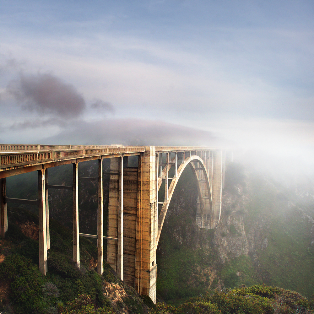Bixby Creek Bridge In Big Sur California Usa Spectacular Places