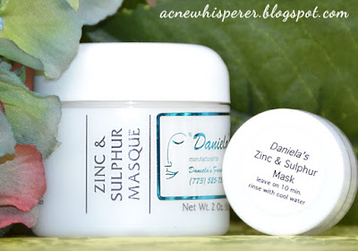 Daniela's Zinc and Sulphur Mask, the best clay mask for Adult Acne