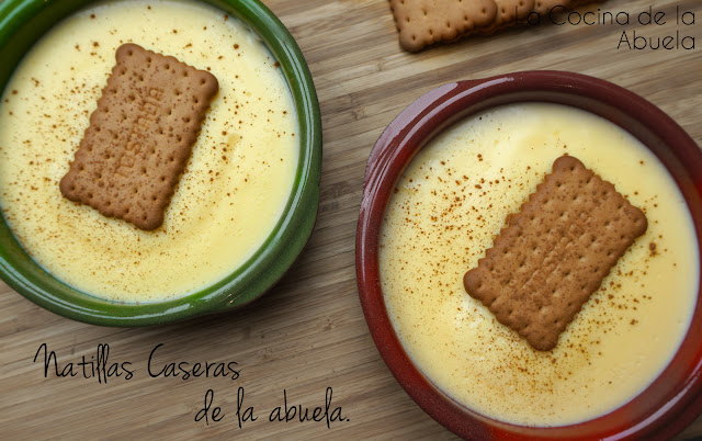 Natillas caseras de la abuela.