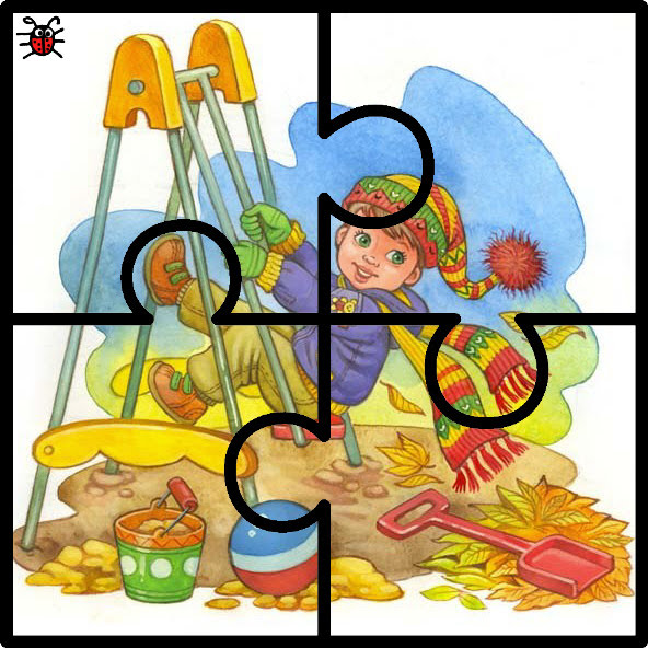 Actividades para Infantil: 7 puzzles dibujos