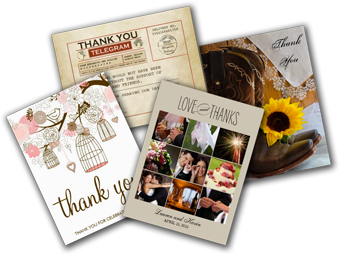 Wedding Thank You Postcards