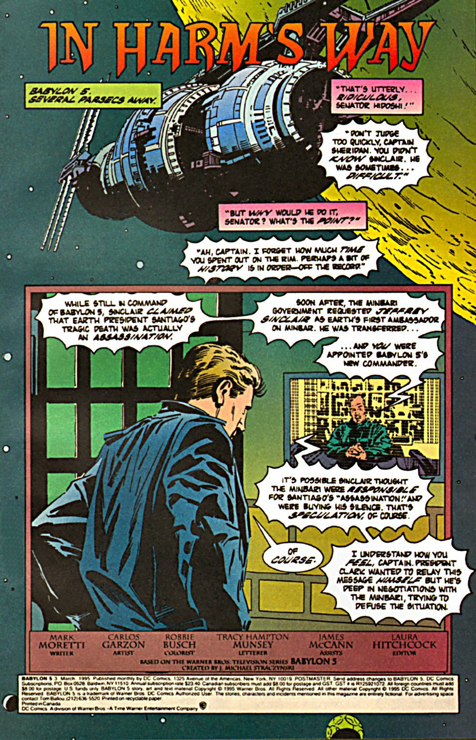 Read online Babylon 5 (1995) comic -  Issue #3 - 5