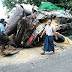 အငွားယာဥ္ႏွင့္ ကုန္တင္ယာဥ္ မ်က္ႏွာခ်င္းဆိုင္တိုက္၊ တစ္ဦးေသဆံုး