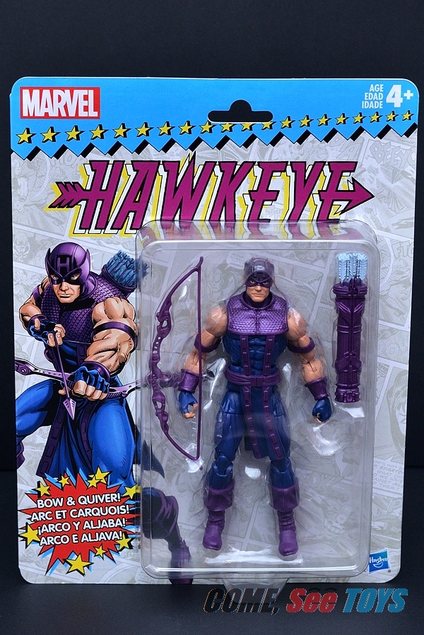 marvel legends hawkeye vintage