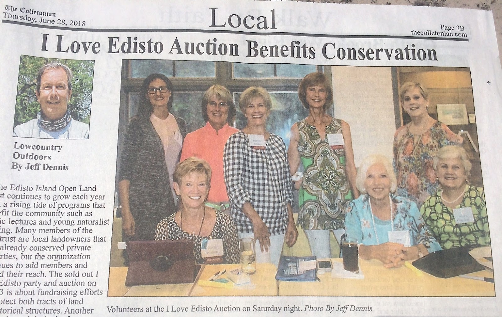 Lowcountry outdoors 2018 I Love Edisto Auction Edisto Island Open