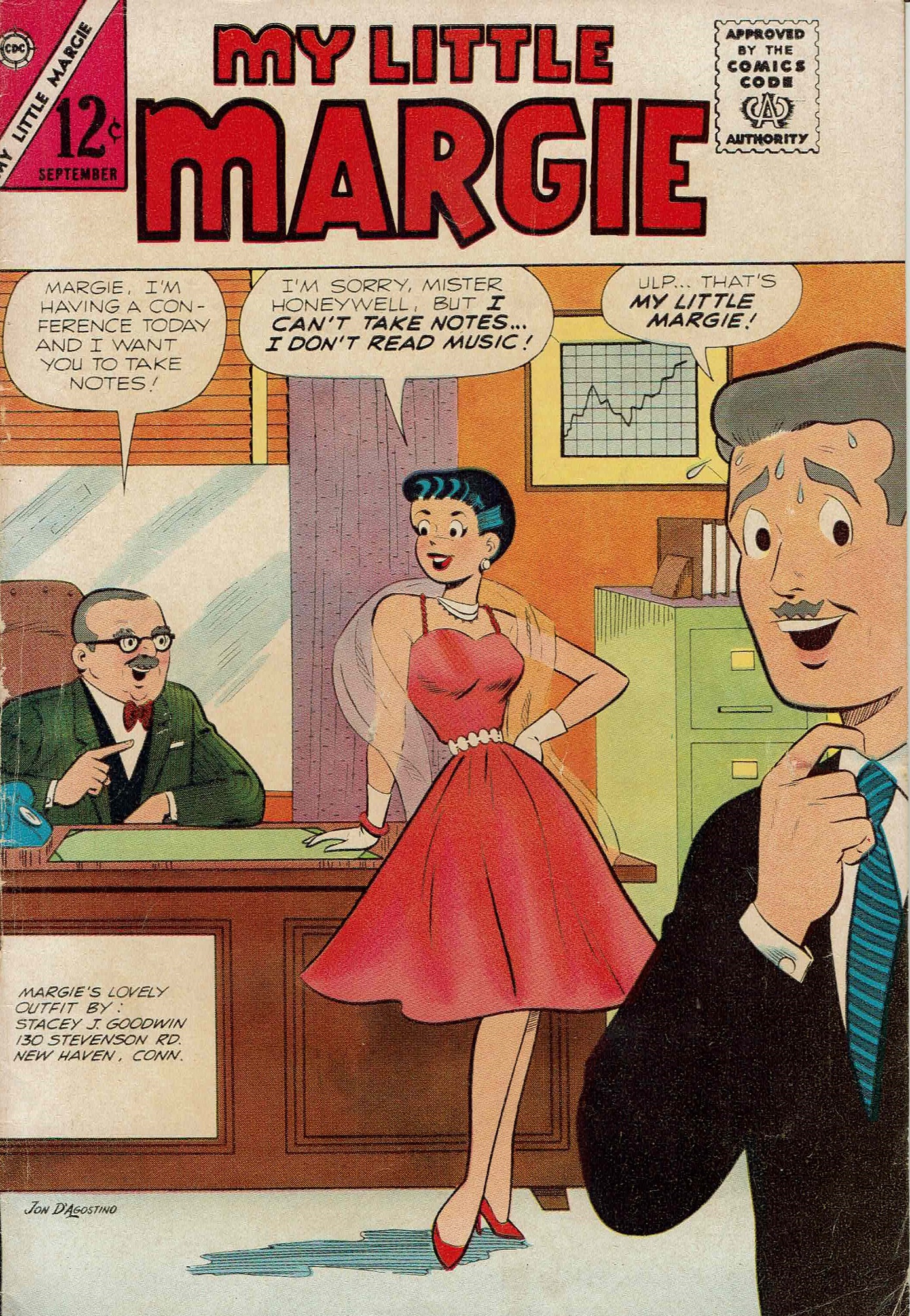 Read online My Little Margie (1954) comic -  Issue #53 - 1