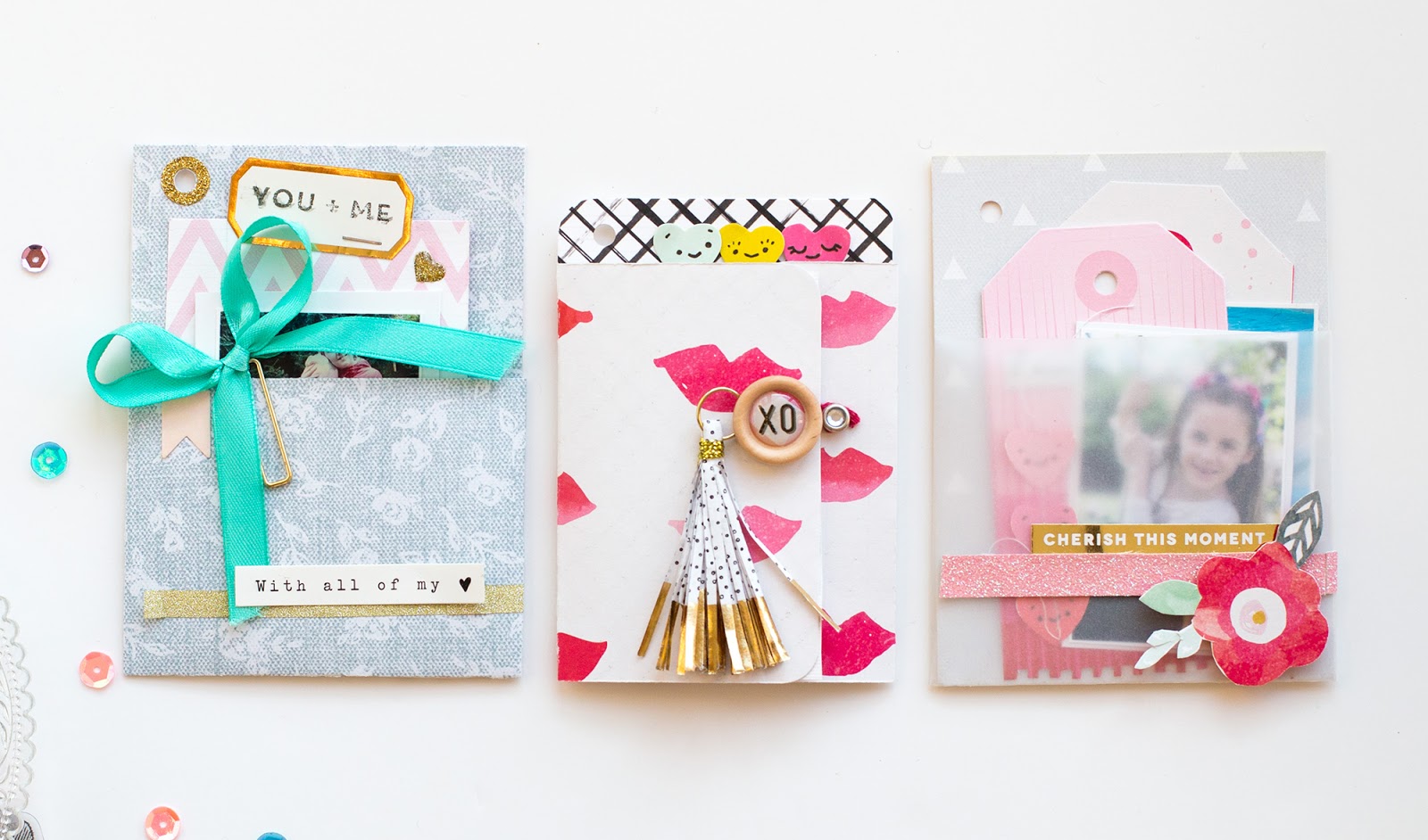 Bea Valint YOU + ME Scrapbook and Cards Today Guest Designer