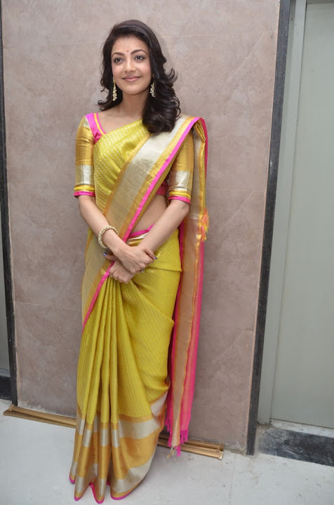 Kajal Aggarwal Stills At Trisha Designer Store Launch In Banjara Hills