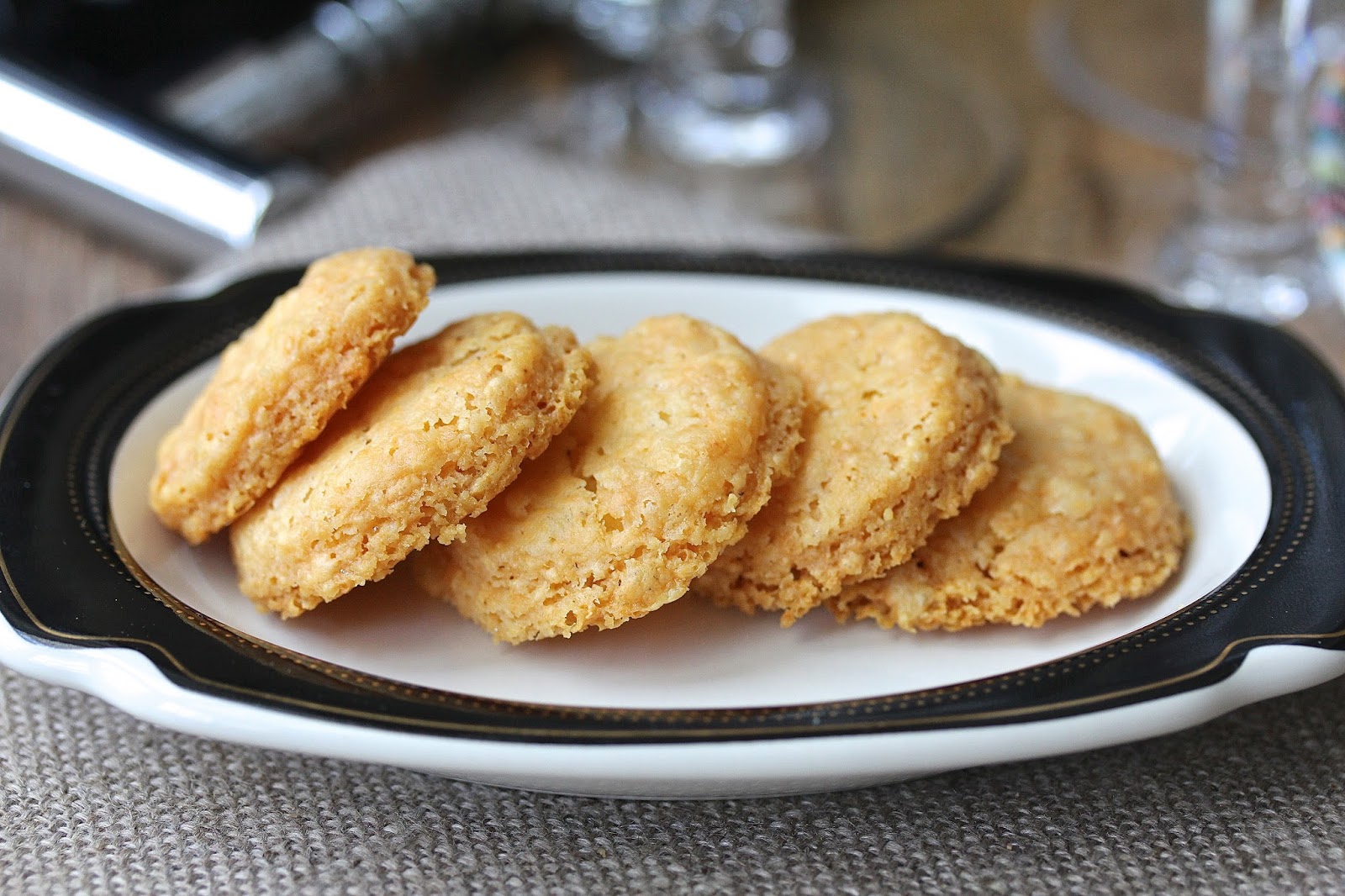 Mini Cheese Puff Crackers Karen's Kitchen Stories