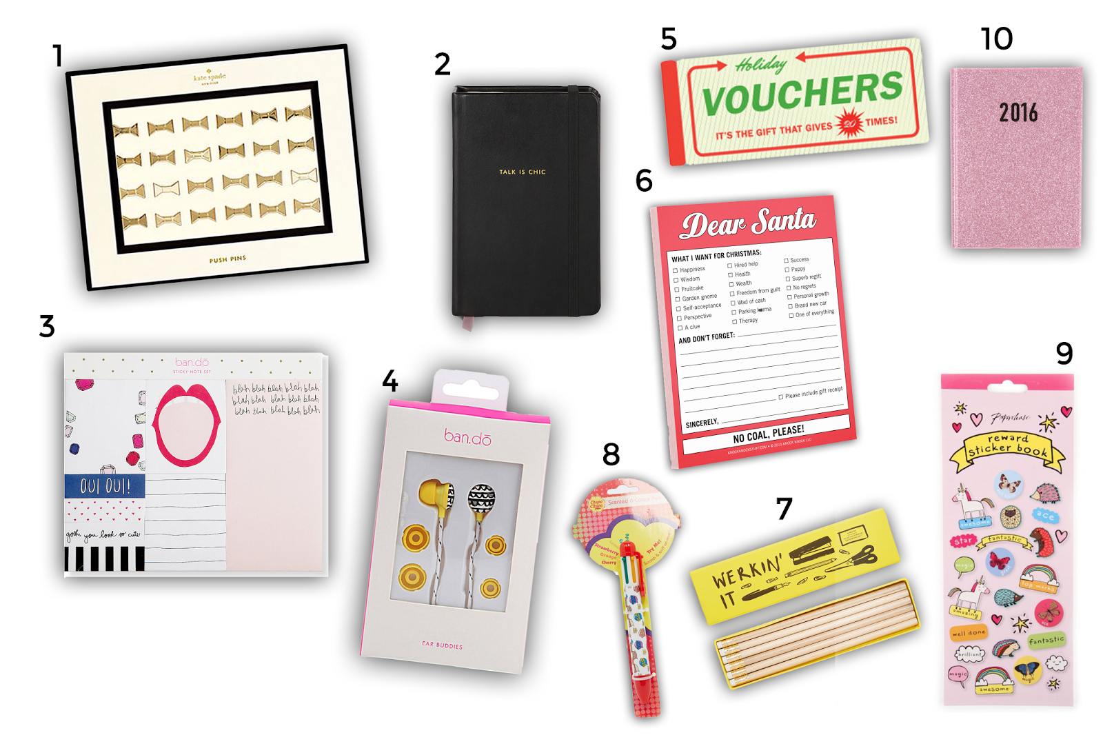 10 STATIONERY MUSTHAVES // CHRISTMAS GIFT GUIDE BLOGMAS DAY 3