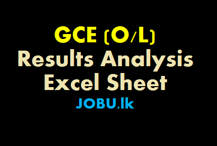 GCE O/L Results Analysis - JOBU.lk