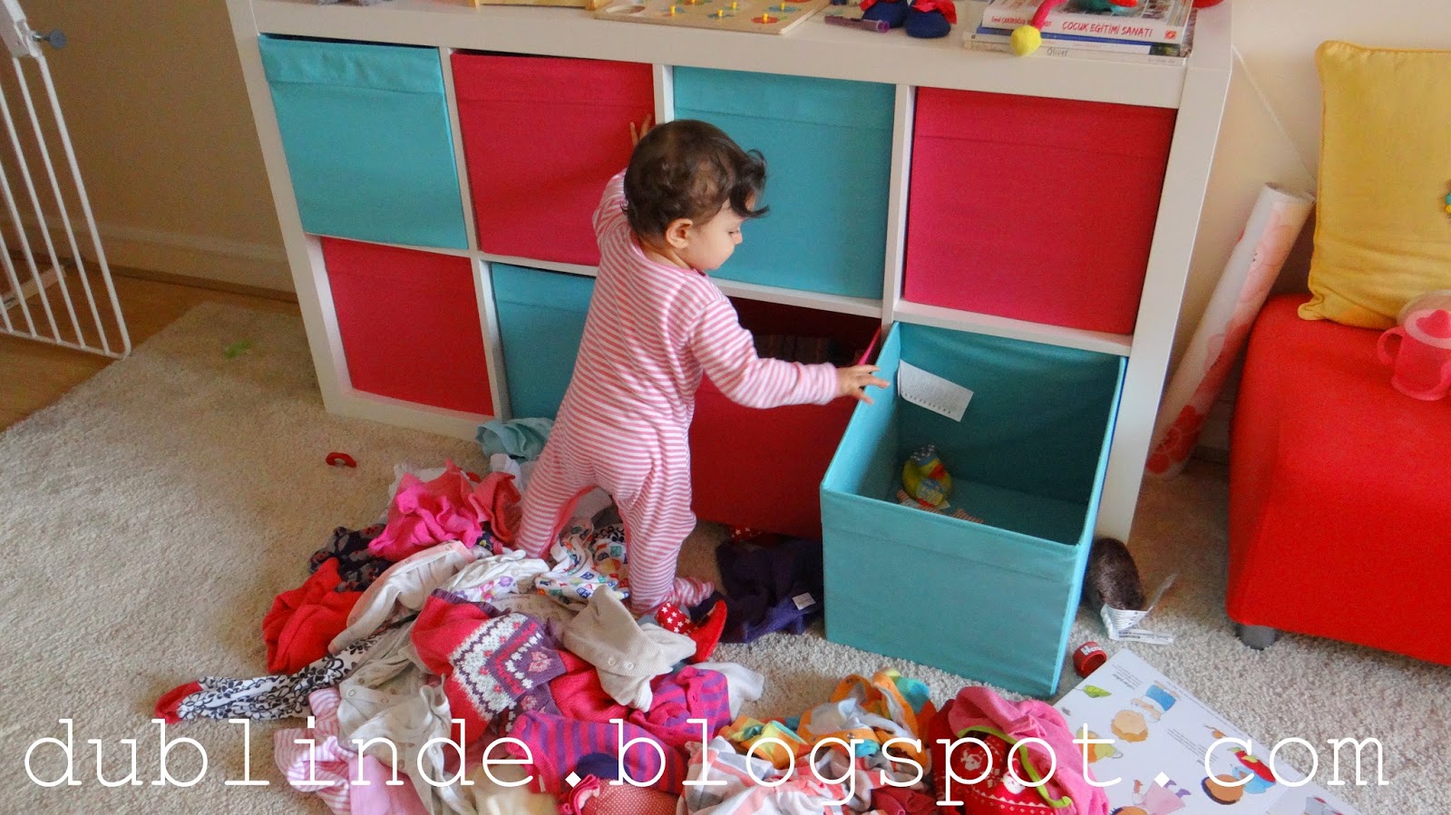 dublinde.. bebek/çocuk odalarında ikea expedit