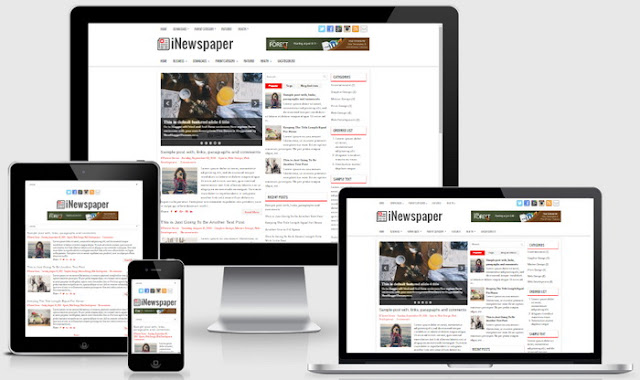 iNewspaper iNewspaper Blogger template