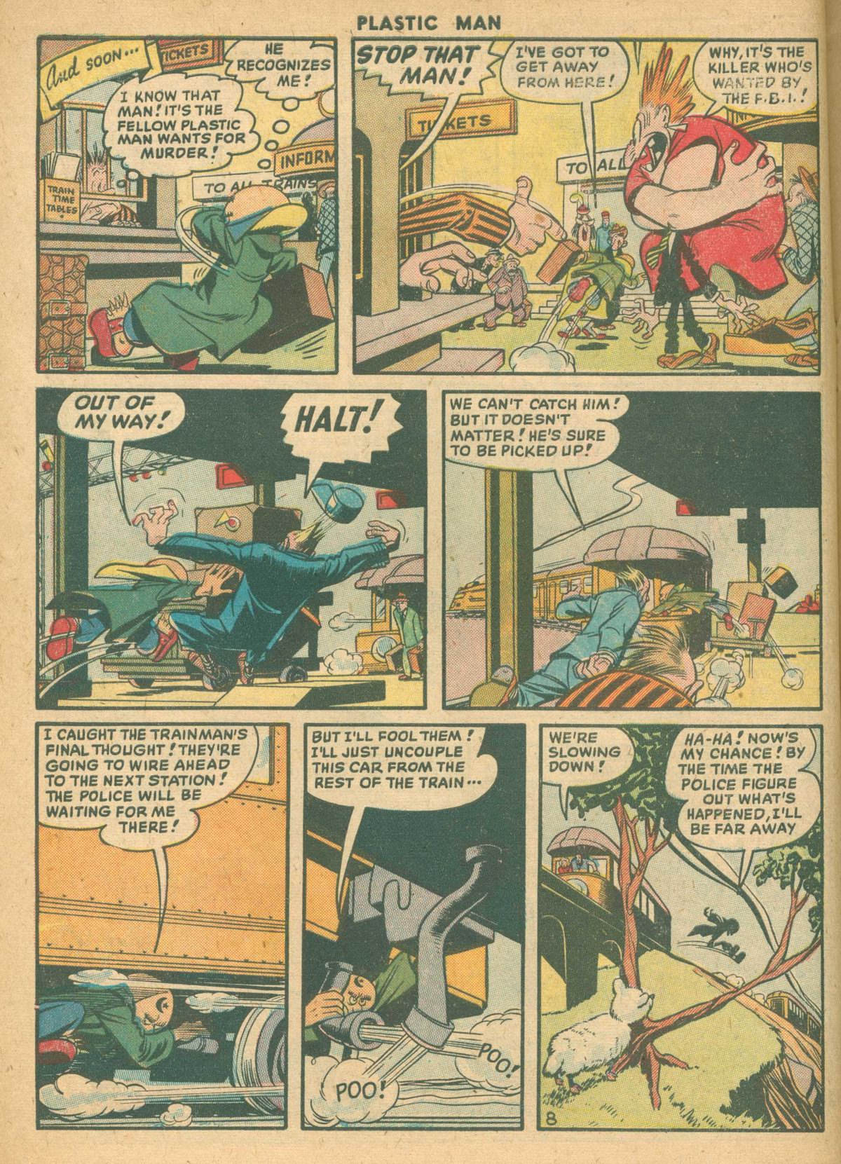 Read online Plastic Man (1943) comic -  Issue #21 - 10