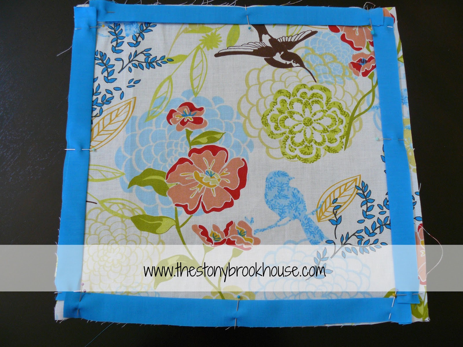 DIY Pillow Covers with Rosettes & Piping The Stonybrook House