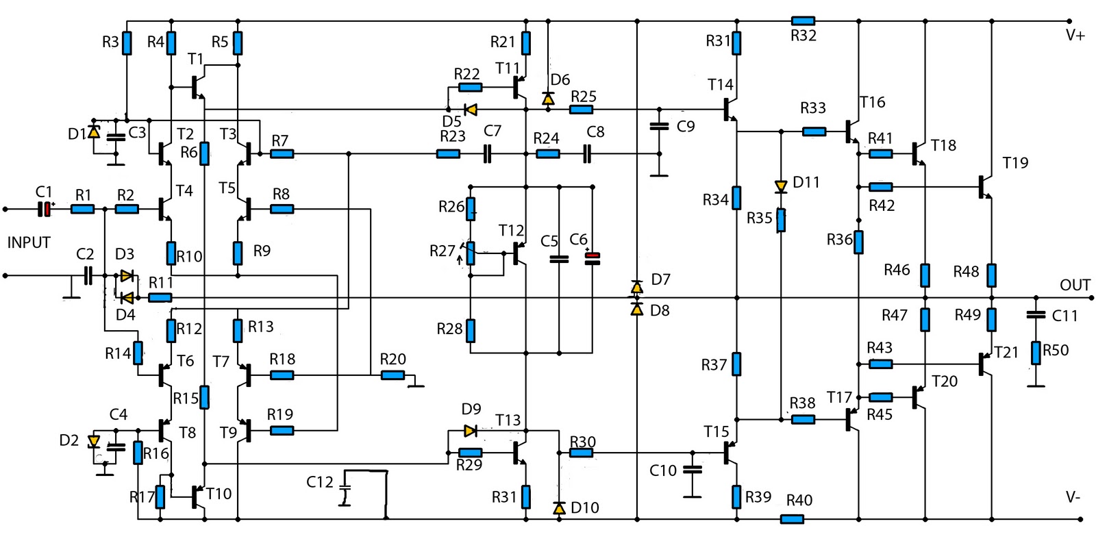 1400W audio power amplifier - Power Amplifier