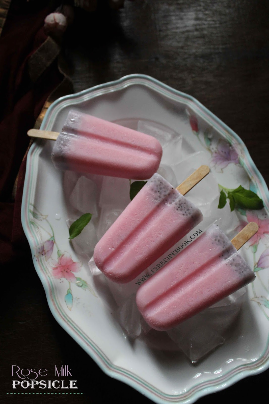 Rose Milk Popsicle Recipe Book