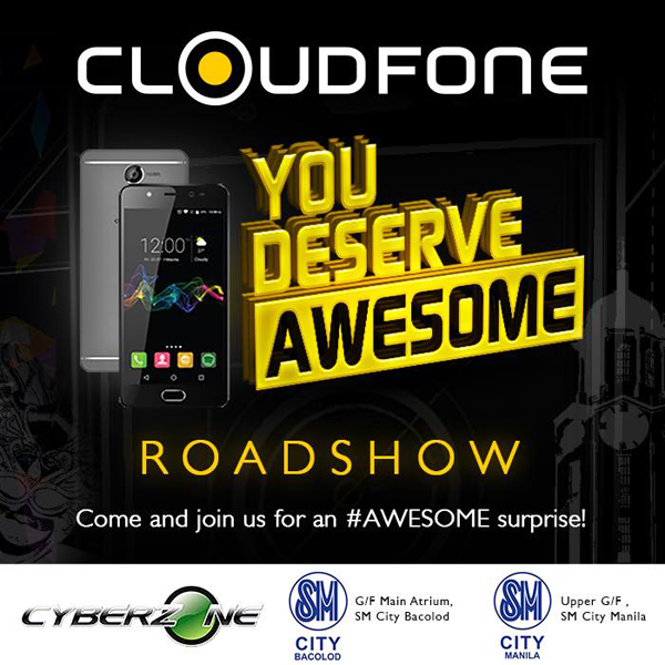 CloudFone You Deserve Awesome Roadshow at SM City Bacolod