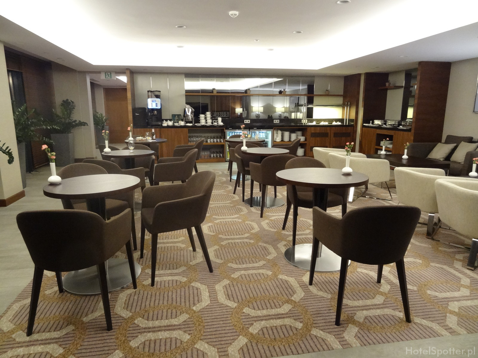 Salonik Executive Lounge w DoubleTree by Hilton Warsaw - wnetrze