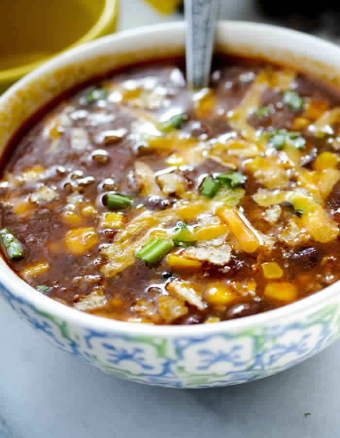 Slow Cooker Taco Soup healthy weight watchers recipes