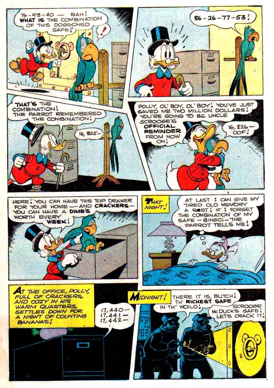 Donald Duck / Four Color Comics v2 #282 - Carl Barks 1940s comic book page art