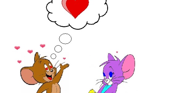 Printable Tom And Jerry Valentines Card