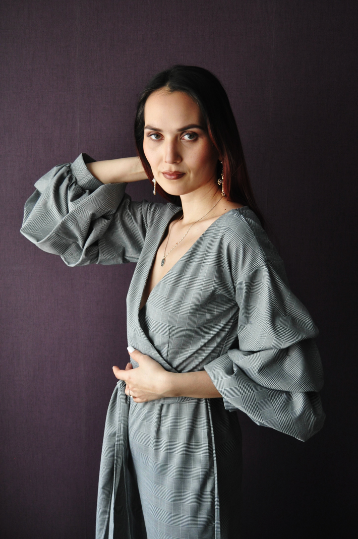 balloon sleeve jumpsuit