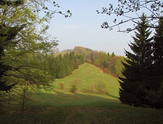 Przełęcz pod Małą Kikulą (czes. Sedlo pod Malou Kykulou, 755 m n.p.m.).