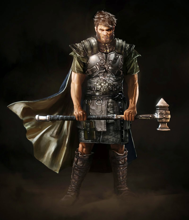 Warriors in art A guy called Hammer by Tomasz Namielski